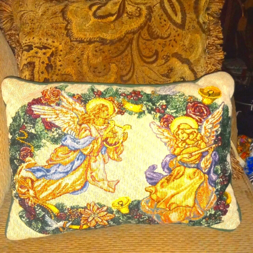 Angels Holiday Pillow